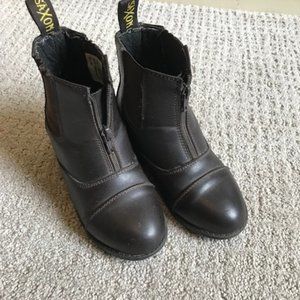 Paddock boots Kids Saxon size 13 brown horseback riding